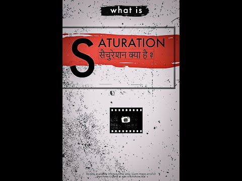 What is Saturation in photography and videos ? | Watch the simple and practical explanation |