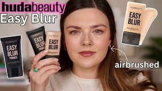 Huda Beauty Easy Blur Foundation & Primer Wear Test