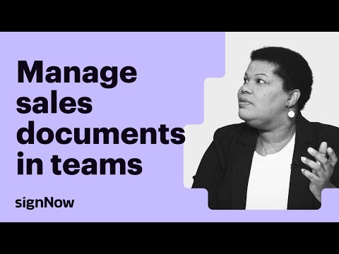 How to Bulk Send Sales Documents for Signing with Team Templates