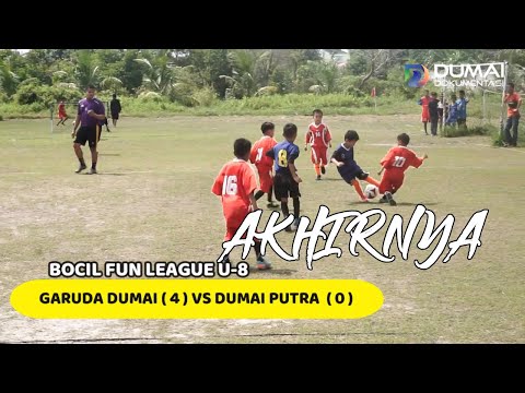 GARUDA DUMAI BIKIN DUMAI PUTRA TAK BERDAYA ( SKOR  4 - 0 ) - BOCIL FUN LEAGUE U-8