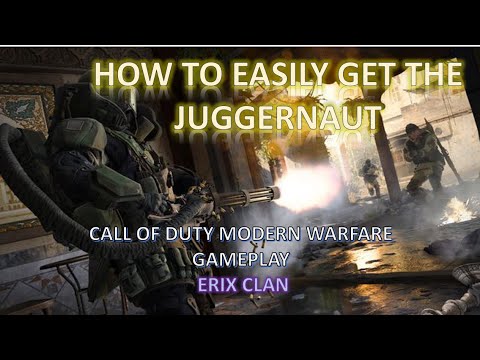 HOW TO GET THE JUGGERNAUT KILL STREAK EASILY . ERIX CLAN GAMEPLAY