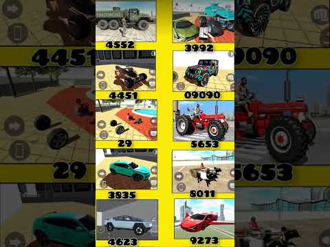 Army Truck + Tractor 🚜 + New Cheat Code Indian Bike Driving 3d 🤩 #indianbikesdriving3d #cheatcodes