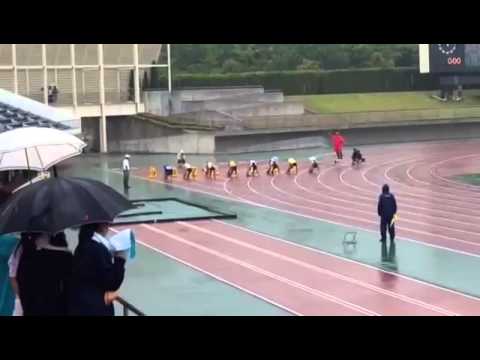 2014.06.08鳥取市選手権一般男子100m決勝