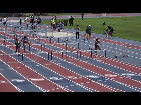 Girls 100m Hurdles Finals 13-14 Year Old Heat 2 - 44th Annual Northwest Track and Field Classic 2019