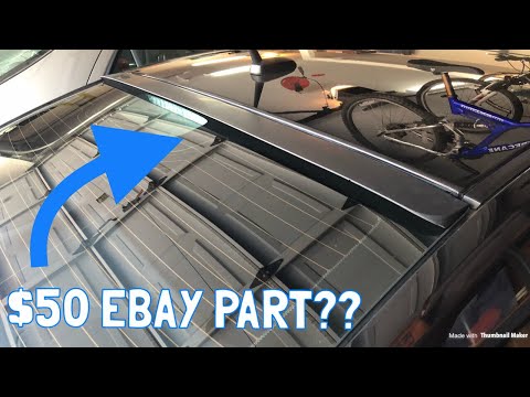 Roof Spoiler Install on My Saab 9-3 Turbo X
