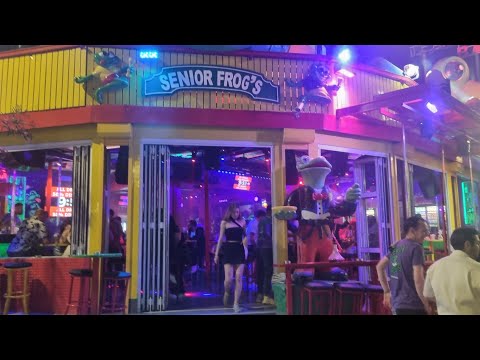 AYIA NAPA Nightlife CYPRUS , 11pm The Square to Bar Street On The Strip