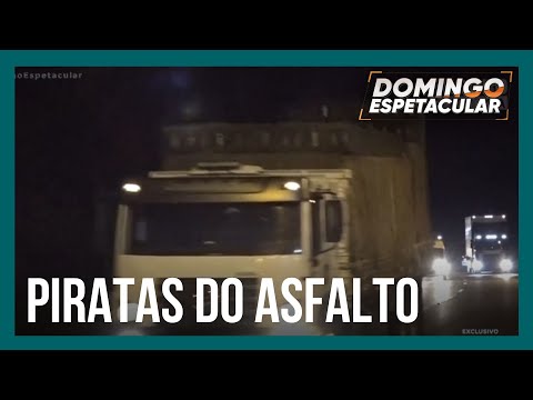 ‘Piratas do asfalto’ atacam caminhoneiros em rodovia que liga São Paulo ao Paraná