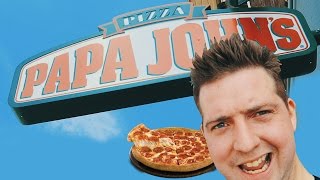 🍕Papa John's Pizza Netherlands American Hot Pizza Food Review (new shop in Utrecht!) 🍕