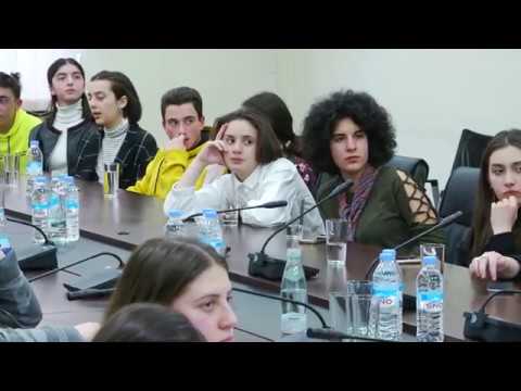 მოსწავლეებთან შეხვედრა საგზაო მოძრაობის უსაფრთხოების თემაზე 