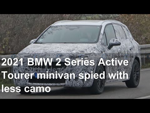 2021 BMW 2 Series Active Tourer minivan spied with less camo
