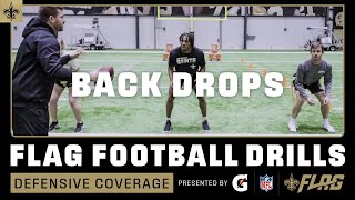 Defensive Coverage Drills | NFL Flag Football Drills