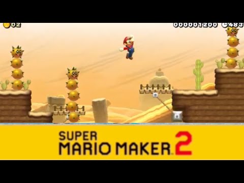 Crazy Pokey Canyon - by GMI Flex - D - SUPER MARIO MAKER 2 - Zuschauerlevel