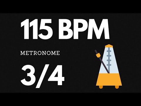 115 BPM Metronome 3/4