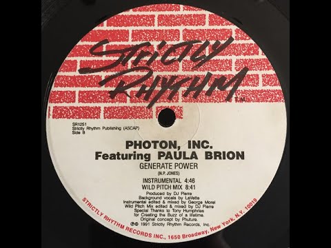 Photon, Inc. Featuring Paula Brion - Generate Power (Wild Pitch Mix 1991)