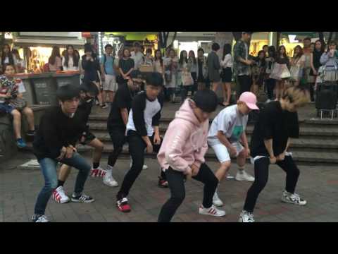 160601 DOB in Hongdae BTS - Dope Dance Performance