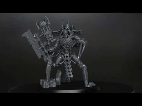 360 View Necron Skorpekh Lord Unpainted