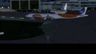 preview picture of video 'Take off from Arlanda Runway 26 to Burgas Bulgarien'
