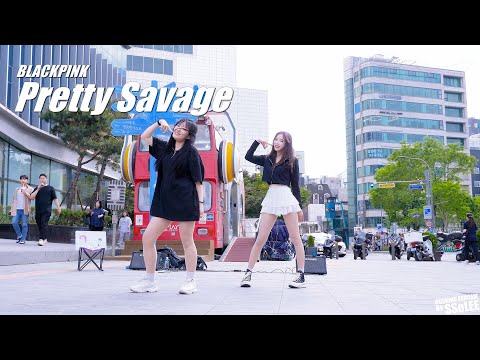 [4K] 티키타키 (TIKITAKI) - Pretty Savage (블랙핑크, BLACKPINK) 커버 댄스 @ 230513 신촌 버스킹 직캠 By SSoLEE