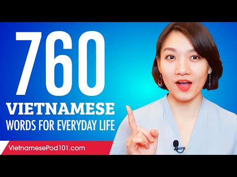760 Vietnamese Words for Everyday Life - Basic Vocabulary #38