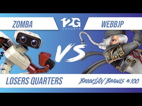 BrookLAN Brawls 100 - Zomba (Rob) v. WebbJP (Sheik) - Losers Quarters