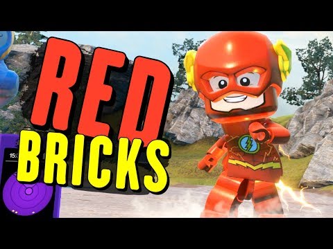 LEGO DC Super Villains - All 20 Red Bricks Location