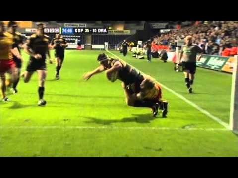 Ryan Bevington try against The Dragons.AVI