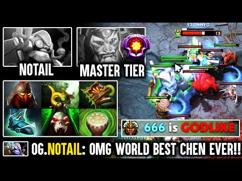 World Best Core [Chen] 33 - Delete Master Tier WK And Notail Tinker With Insane Micro Dota 2