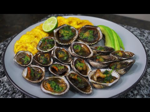 Conchas asadas prepáralas como en un restaurante profesional