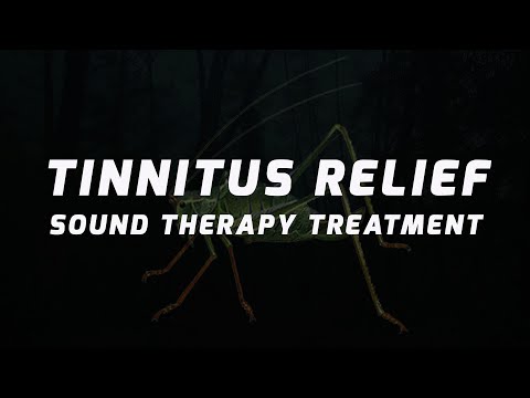 Best Tinnitus Relief Sound Therapy Treatment | Tinnitus Masking With Crickets Sounds - 3D Audio