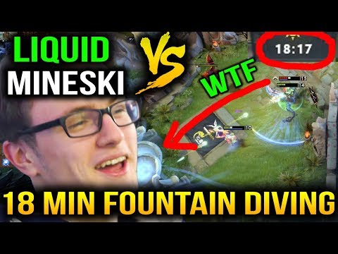 MIRACLE IS CRAZY 18 Min Fountain Diving Liquid VS Mineski - Game 2 Dota 2