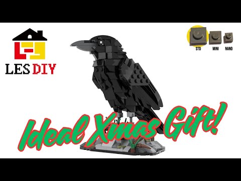 LESDIY Sent us a Bird: Building a Giant Raven from 357 Pieces!