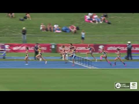 U18 Womens 100m Hurdles - Final - 2018 Australian Junior Athletics Championships