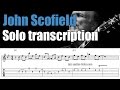 John Scofield Solo Transcription | Guitar Lesson With Tabs | Altered Lines on "Wee" | Part 1 of 3