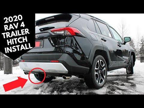 With this tow hitch - ANYONE can install a 2020 Toyota RAV4 Trailer Hitch