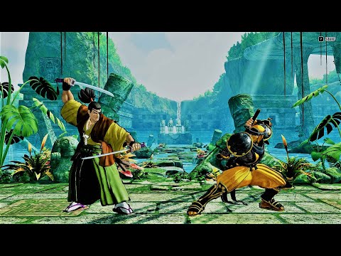 Jubei Yagyu vs Hanzo Hattori (Hardest ) Samurai Shodown
