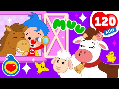 Como Los Animalitos 🐒🐾 Canciones Infantiles Y Juegos Educativos (120 Min) | Plim Plim