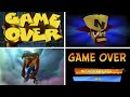 Evolution Of Crash Bandicoot Game Over Screens 1996 2021