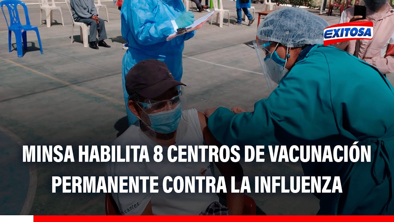 🔴🔵 Ministerio de Salud habilita ocho centros de vacunación permanente contra la influenza