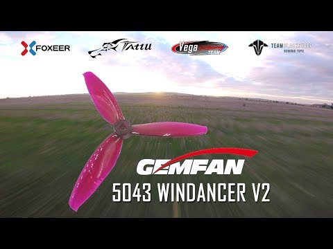 Gemfan 5043 Windancer V2 - Maiden TEST - VEGA F5