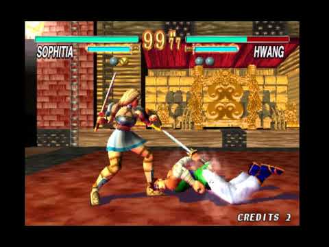 Soul Edge - Sophitia WS+A counterhit combo