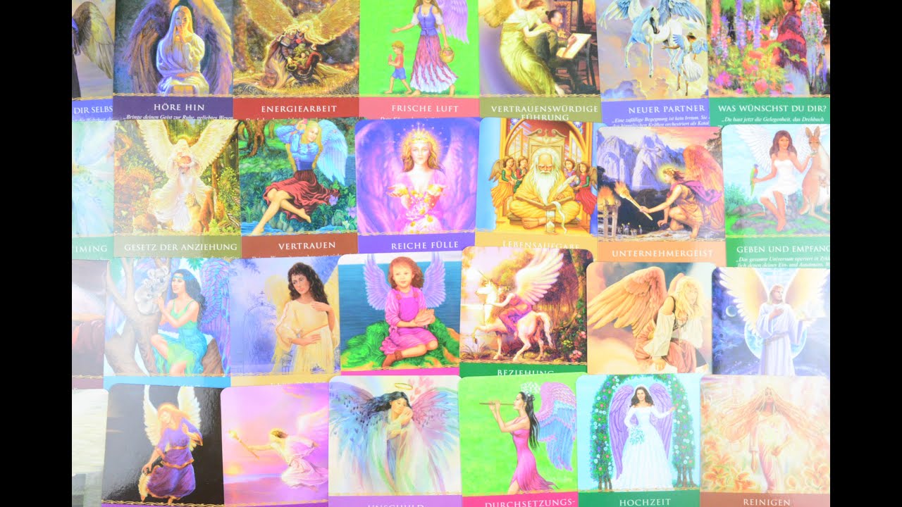 Vorstellung Kartendeck - Das Engel Orakel für jeden Tag - Doreen Virtue + Mini Reading Tageskarte