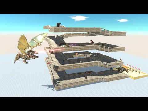 NEW 5 HEADED FLYING HYDRA VS EVERY UNITS - Animal Revolt Battle Simulator