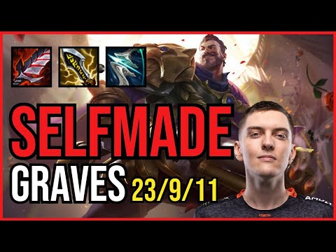 SELFMADE - GRAVES vs. LILLIA Jungle | EUW GRANDMASTER | PATCH 10.25