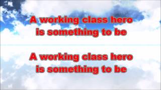 GREEN DAY   Working Class Hero - Lyrics