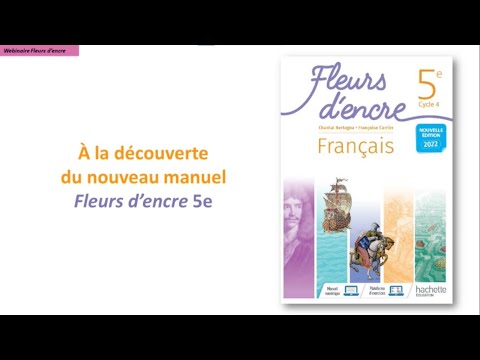 Nos auteurs parlent du nouveau manuel Fleurs d'encre 5e