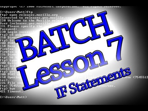 Batch If Else