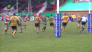 preview picture of video 'Keighley Cougars v Whitehaven RLFC 10th Feb 2013 championship week 2'