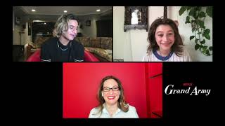 GRAND ARMY stars Odessa A'zion and Amir Bageria joke about Toronto & their Netflix co-stars video