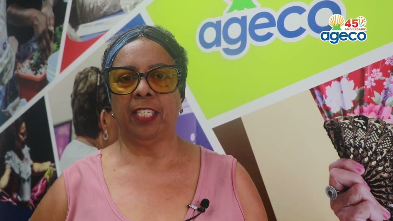 Mensaje de Ana María Loría, usuaria de los servicios de AGECO.