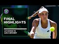 Liv Hovde vs Luca Udvardy | Girls' Singles Final Highlights | Wimbledon 2022